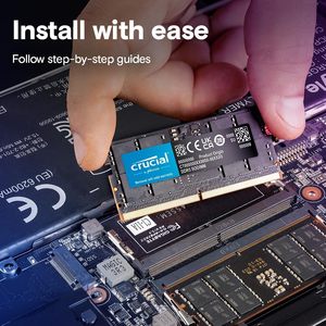Penting 64GB DDR5 Kit memori <span class=keywords><strong>Laptop</strong></span> SODIMM 262-Pin, kompatibel untuk generasi ke-13 Intel Core AMD untuk Ryzen 6000 5600MHz pilihan kecepatan - Product Image 3