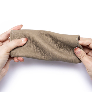 Nouveau sac de rangement créatif pour lunettes de soleil en cuir véritable avec housse étui à lunettes tendance portable et personnalisé pour hommes et femmes - Product Image 4