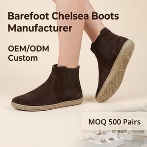 <span class=keywords><strong>Bottes</strong></span> Chelsea minimalistes pour femmes, fabricant OEM, chaussures à bout large, fournisseur personnalisé pour les marques européennes et américaines - Product Image 1