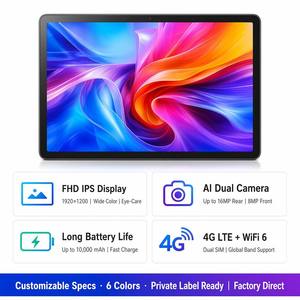 Tablette Android 15 personnalisée de 14 pouces avec grand écran 1920x1200 FHD IPS, 6 Go + 128 Go, <span class=keywords><strong>GMS</strong></span>, WiFi 6, 4G LTE pour l'éducation, les soins de santé et les points de vente (POS) - Vente en gros - Product Image 3