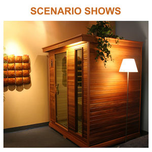 سهلة التركيب نوع غرفة ساونا 2 شخص استخدام الأشعة تحت الحمراء ساونا - Product Image 6