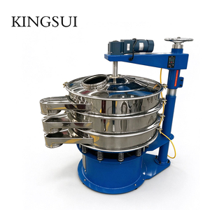 Machine de tamisage vibratoire circulaire industrielle en acier inoxydable, séparateur de poudre multicouche pour le classement des particules - Product Image 1