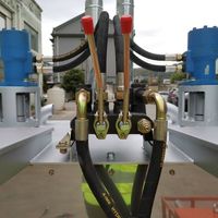 Nouvelle Machine de Marquage Routier Thermoplastique à Double Réservoir Hydraulique 2*600KG, Préchauffeur Haute Efficacité pour la Fusion du Thermoplastique