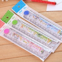 Règle pliable multifonctionnelle en plastique de 30 cm pour apprendre la papeterie