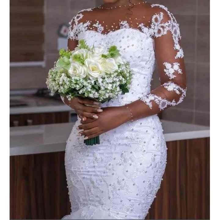 Long-sleeved Mermaid Bridal Gowns Inspired by African Styles for Weddings.