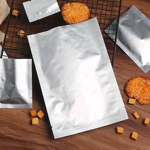 Sac sous vide à dessus plat en feuille d'aluminium pur avec film de couverture à trois côtés pour l'emballage de chewing-gum Sushi lait nourriture pour animaux de compagnie - Product Image 3