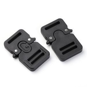 Plastic <b>Clip</b> Buckle 25mm Inner Diameter Black Durable For Bags And Luggage Webbing Straps Backpacks School Bags - Product Image 1