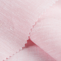 Tissu tissé prêt-à-porter en lin et coton de haute qualité, écologique, teint en fil, léger, pour hommes, femmes et enfants, pour robes formelles et chemises décontractées