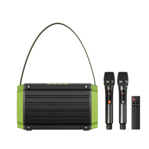 नया पोर्टेबल हाईफाई वाइब्रेशन बड़े आकार का सुपर बास सबवूफर 60W बड़ा होम थिएटर बीटी स्पीकर 2 पीस वायरलेस माइक्रोफोन के साथ - Product Image 1