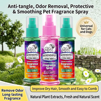Spray Parfumé Naturel pour Animaux, Senteur Florale Longue Durée, Désodorisant Antistatique, Lissant et Hydratant, Parfum pour Chiens et Chats à Poils Longs