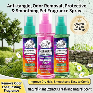 <span class=keywords><strong>Spray</strong></span> Parfumé Naturel pour Animaux, Senteur Florale Longue Durée, Désodorisant Antistatique, Lissant et Hydratant, Parfum pour Chiens et Chats à Poils Longs - Product Image 5