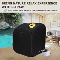 Máquina de Desintoxicación con Vapor Húmedo para Sala de Estar, Diseño Plegable, Portátil, para Uso Individual, Caja de Sauna para el Hogar