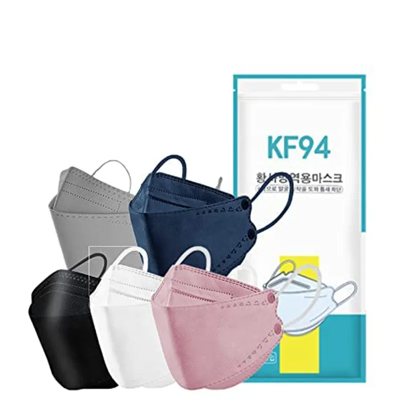 KF94 Mask 4 Layers Colorful 3D Korean Mask Korea Fish Shape Protective Facemask KF94