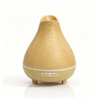 Diffuseur d'arômes à motif grain de bois, machine à huiles essentielles ultrasonique, diffuseur de parfum, lumière LED nocturne, humidificateur d'aromathérapie domestique