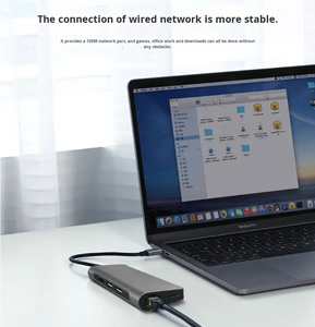 <span class=keywords><strong>Hub</strong></span> USB multifonction 7 ports <span class=keywords><strong>USB2</strong></span> <span class=keywords><strong>0</strong></span> HDMI 4K Type C PD 2 <span class=keywords><strong>0</strong></span> Carte SD TF Compatibilité forte Alliage d'aluminium pour ordinateur portable - Product Image 6