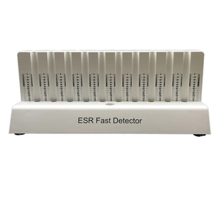 Supporto per Provette di Laboratorio Medico in Plastica ABS <span class=keywords><strong>Bianco</strong></span> con 10 Fori, Rastrelliera per Test ESR Rapido per Prelievo <span class=keywords><strong>Sangue</strong></span> - Product Image 4