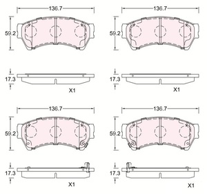 Pastillas de Freno Delanteras de Cerámica ASIMCO Nuevas al por Mayor, Silenciosas y con Bajo Nivel de Polvo para KD2754-2780, <span class=keywords><strong>1</strong></span> Año de Garantía - Product Image 6