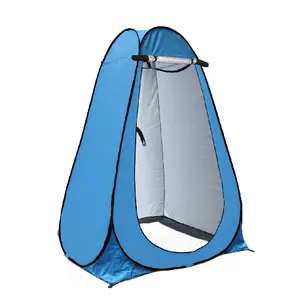 Ultraleve azul 1 Pessoa Barraca De Acampamento para o vestiário privativo wc chuveiro À Prova D' Água de fibra de vidro