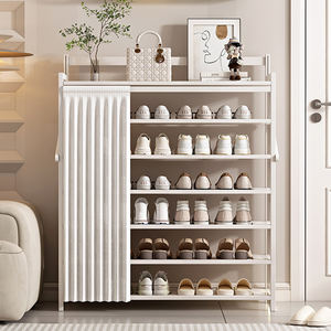 Organisateur de rangement, étagère à chaussures pour entrée, salon, chambre à coucher, étagères à chaussures uniques, design moderne, étagère à chaussures avec siège - Product Image 5