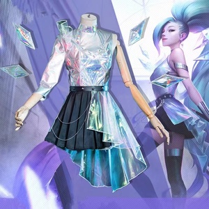 ฮาโลวีน <span class=keywords><strong>LOL</strong></span> League of Legends ชุดคอสเพลย์กระโปรงเซ็กซี่สุดเซ็กซี่สำหรับเด็กผู้หญิงผ้าสแปนเด็กซ์พร้อมอุปกรณ์เสริม - Product Image 6