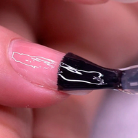 Base de Gel UV OEM SOS en Fibres de Caoutchouc Non Toxique pour Réparer les Ongles Cassés et Abîmés, pour des Ongles Plus Forts