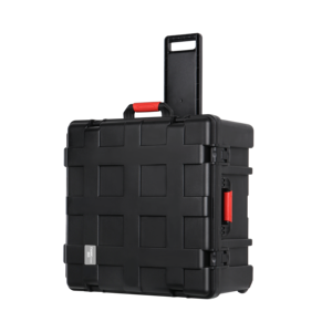 20 Inch Trolley Case Large Waterproof Case Heavy Duty Storage Box Plastic Hard Tool Case Model FH86020 Black IP67 Engineering Pp