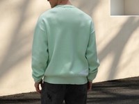 Pull-over d'hiver pour homme grande taille avec logo personnalisé, motif jacquard, col rond, manches longues, design décontracté, 100% coton