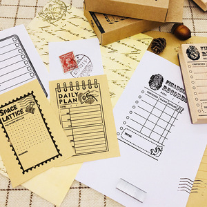 Manuel de base <span class=keywords><strong>Timbres</strong></span> Gestion du temps en bois Planificateur quotidien Calendrier <span class=keywords><strong>Timbres</strong></span> - Product Image 2