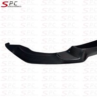 Fibre de carbone sèche SPC pour BMW F80 F82 F83 M3 M4 V Style menton arrière sec en Fiber de carbone bas becquet pour bmw M3 M4 lèvre arrière vent arrière