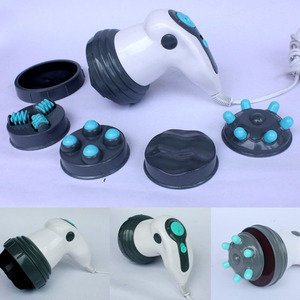 Salute prodotto di cura 5 in 1 di cura di bellezza massaggiatore 3d massaggiatore con funzione di calore elettrico di vibrazione del corpo massaggiatore - Product Image 3