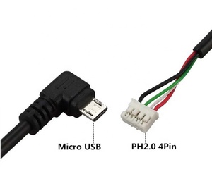 <span class=keywords><strong>USB</strong></span> <span class=keywords><strong>2.0</strong></span> loại một Nam để Molex 2510 4P kết nối với 3A nhanh sạc PVC Áo khoác cáp cho máy ảnh và máy tính - Product Image 4
