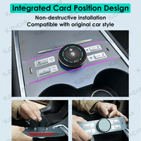 Nouvelle station d'accueil intelligente LCD Y Juniper pour Tesla Model 3 Model Y, port USB, console centrale, station d'accueil pour l'intérieur de la voiture