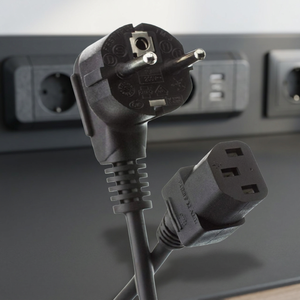สายไฟแบบถอดได้ OASIS CONNECTIVITY สำหรับยุโรป หัวปลั๊กแบบ C5 C7 C13 C14 พร้อมหัวต่อแบบ BS ตัวผู้ และ IEC ตัวเมีย สำหรับผู้บริโภค - Product Image 3