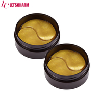 Patchs gel pour les yeux à l'acide hyaluronique personnalisés OEM/ODM masque anti-âge hydratant en feuille d'extrait d'algues