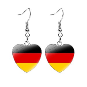 Pendientes con Bandera <span class=keywords><strong>de</strong></span> la Victoria del <span class=keywords><strong>Campeonato</strong></span>, Edición Especial con Estampado Dorado, Adorno para Eventos Deportivos - Product Image 3