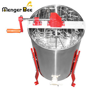 Extractor de miel manual de 3 cuadros con manivela, equipo de apicultura para apicultores aficionados, en stock en EE. UU. - Product Image 5