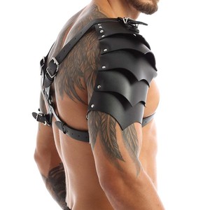 Harnais en cuir PU <span class=keywords><strong>pour</strong></span> hommes boucle réglable corps poitrine jarretière Cosplay discothèque Sexy Punk poitrine ceinture Clubwear - Product Image 4