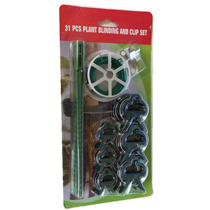 31 Pc Plant Blinding And Clip <b>Set</b> Green <b>Garden</b> <b>Tools</b> Kit For Home Use - Product Image 2