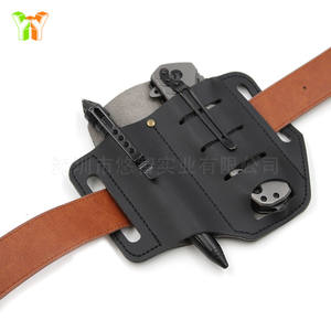 Edc Pu Lederen Schede <span class=keywords><strong>Holster</strong></span> Riem Tactische Schede Zakzak Tas Gereedschapstas Voor Zaklamp Mes - Product Image 4