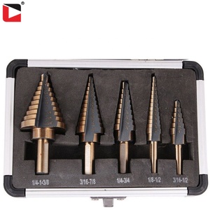 5pcs Hss <strong>Cobalt</strong> Step <strong>Drill</strong> <strong>Bit</strong> <strong>Set</strong> for Metal - Product Image 2