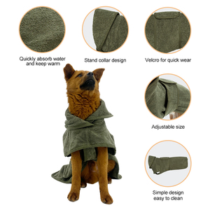 Custom New <strong>Dog</strong> Clothes Pajama and All Season Small Large <strong>Dog</strong> Bathrobe Pet Clothing Coat <strong>Dog</strong> Hoodie <strong>Drying</strong> <strong>Towel</strong> - Product Image 3