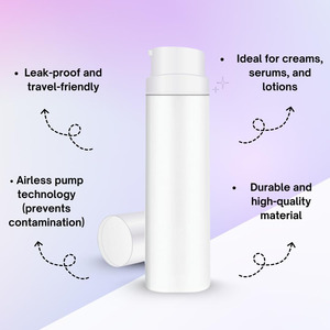 Bouteille PP sans air personnalisée en gros avec pompe à lotion pour sérum de soin de la peau, petite capacité cosmétique 15ml 30ml 50ml - Product Image 2