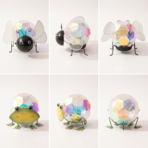 Lampes solaires LED <span class=keywords><strong>de</strong></span> jardin IP65, figurines d'abeilles et <span class=keywords><strong>de</strong></span> grenouilles en métal, lumières décoratives à coquille irisée pour l'extérieur, <span class=keywords><strong>la</strong></span> cour, les allées et les paysages - Product Image 4