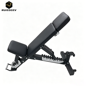 Panca per Pesi Regolabile Multifunzionale per Casa e Palestra, Set di Attrezzature per Allenamento di Forza, Design Pieghevole - Product Image 1