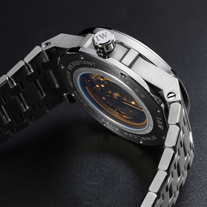 <span class=keywords><strong>Relojes</strong></span> Mecánicos de Estilo Ejecutivo en Oferta, con Caja Transparente de Acero Inoxidable, Esfera de 42 mm, Resistentes al Agua hasta 50 m - Product Image 6