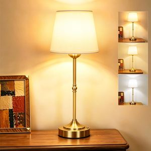 Lámpara de Mesa LED de Tela Recargable de Lujo, Inalámbrica, con Control Táctil, Moderna, Portátil, para Decoración del Hogar, Luz Cálida para Escritorio - Product Image 1