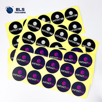 Étiquettes personnalisées en gros pour emballages de boissons en PET, autocollants imperméables de qualité alimentaire pour gobelets de bubble tea, prix d'usine OEM en gros