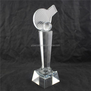 Trophée en cristal de tennis de table en gros pour événements sportifs / Trophée en cristal de <span class=keywords><strong>ping</strong></span>-<span class=keywords><strong>pong</strong></span> vierge en vente chaude, récompenses en verre pour le tennis de table - Product Image 3