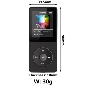 Reproductor MP3 Portátil de 1.8 Pulgadas con Altavoz Integrado, Diseño HiFi, Audio sin Pérdidas, Tarjeta TF, Grabadora, Pantalla LCD, Dispositivo de Música - Product Image 4