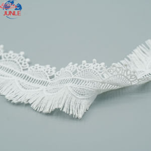 <span class=keywords><strong>Polyester</strong></span> may ren TRIM với rìa tua trang trí ren cắt tỉa - Product Image 5